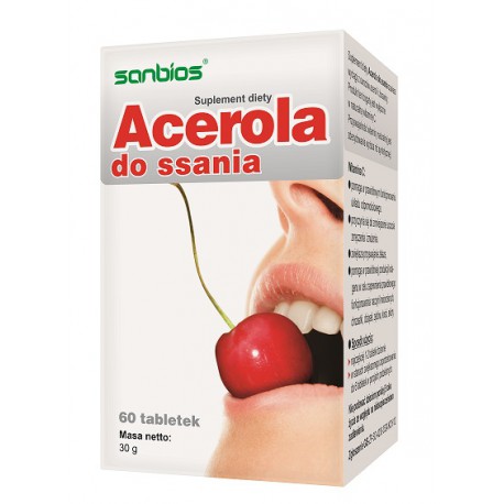 Sanbios Acerola do Ssania 60 tabletek