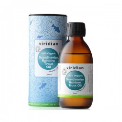 Viridian Ekologiczny Olej ze Skandynawskiego Pstrąga Tęczowego w płynie 200ml