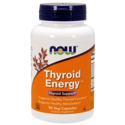 NOW Thyroid Energy™ 90 kaps. wegetariańskich (kompleks na tarczycę)