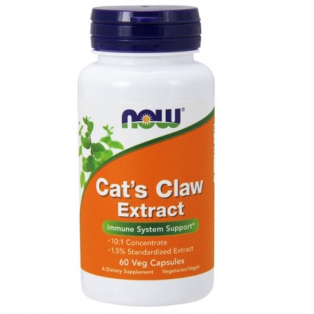 Now Foods Cats Claw Extract 565mg 60kaps. (Ekstrakt z kociego pazura)