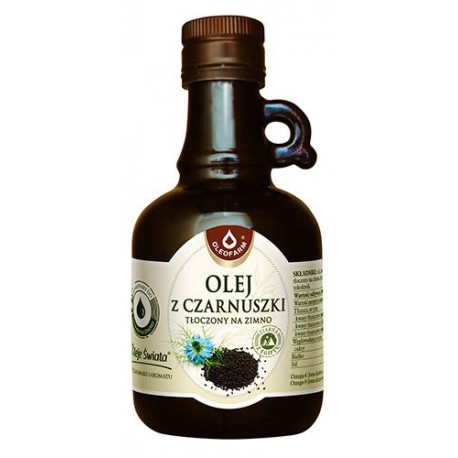 Olej z czarnuszki tłoczony na zimno 250 ml Oleofarm