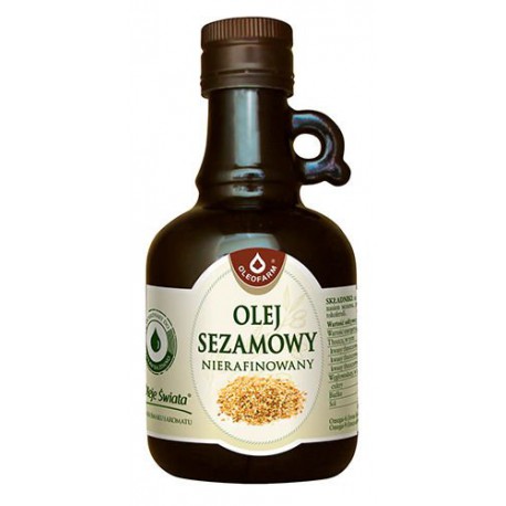 Olej sezamowy nierafinowany 250 ml Oleofarm