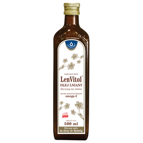 LENVITOL® OlejLniany 500ml Oleofarm