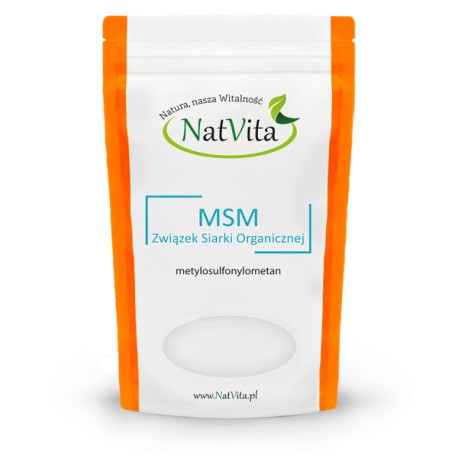 MSM siarka organiczna proszek doypack 400g NatVita