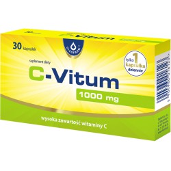 C-Vitum Witamina C 1000 mg, 30 kapsułek Oleofarm