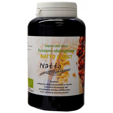 SFERMENTOWANA SOJA (NATTO) SUSZONA BIO 120 TABLETEK - NATTO