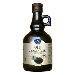 Olej z czarnuszki tłoczony na zimno 500 ml Oleofarm