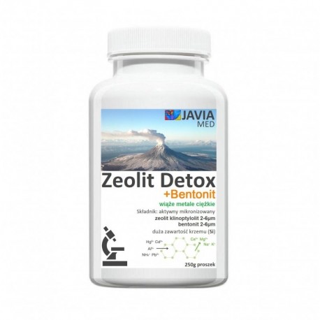 Zeolit + Bentonit Detox 250g Proszek Java Med