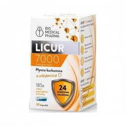 Bio Medical Pharma Licur 7000+Wit D 30kaps. kurkumina