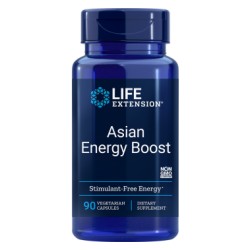 Cordyceps plus żeń szeń- Asian Energy Boost 90kaps. Life Extension