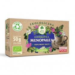 Herbatka Menopauza EKO (25x2g) ekspresowa - Dary Natury