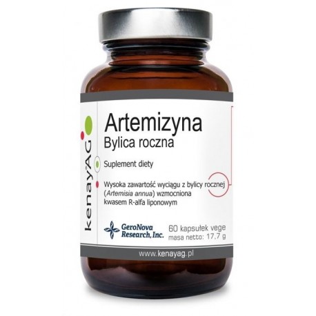 Kenay Artemizyna Bylica roczna (Artemisia annua) i kwas R- alfa liponowy 60kaps.