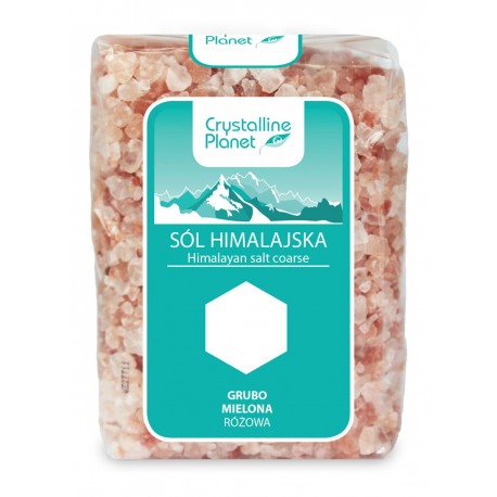 SÓL HIMALAJSKA RÓŻOWA GRUBO MIELONA 600 g - CRYSTALLINE PLANET