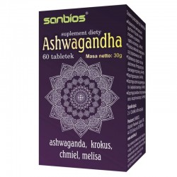 Sanbios Ashwagandha Plus 60 tabletek