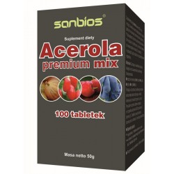Acerola Premium Mix  100tabl. Sanbios