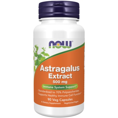 Astragalus Extract (Ekstrakt z traganka) 500 mg90 kapsułek wegetariańskich NOW