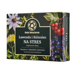 Herbal Monasterium Lawenda i Różeniec na Stres 30kaps. wegetariańskich