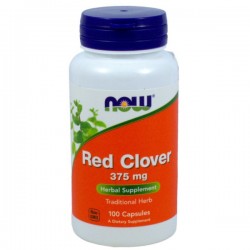 Now Foods Red Clover (czerwona koniczyna) 375mg 100kaps.
