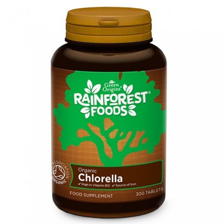 Chlorella BIO Rainforest Foods (300 tabletek x 500 mg)