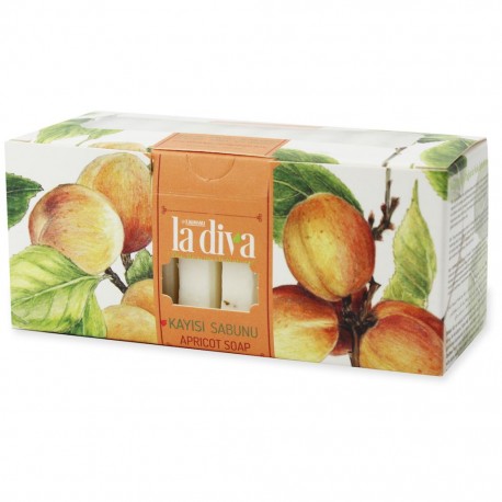 MYDŁO W KOSTCE BOUTIQUE MORELA (10 x 22,5 g) 225 g - LA DIVA