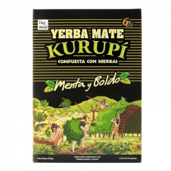 Yerba Mate Kurupi Compuesta con Hierbas- Mięta i Boldo  500 g