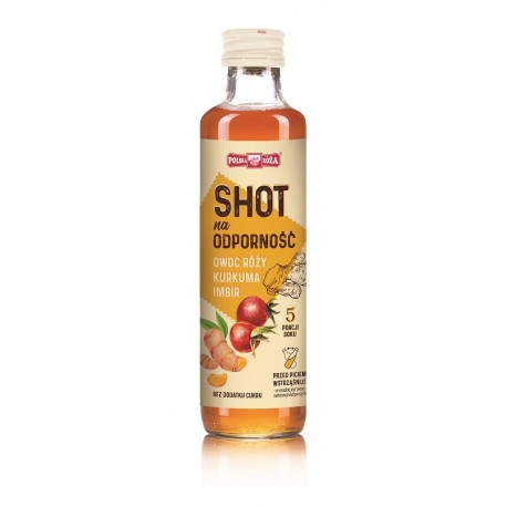 SHOT NA ODPORNOŚĆ 250 ml - POLSKA RÓŻA