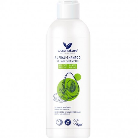 SZAMPON DO WŁOSÓW REGENERUJĄCY AWOKADO I MIGDAŁ ECO 250 ml - COSNATURE