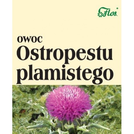 Flos Ostropest Owoc 100g Wspomaga Pracę Wątroby