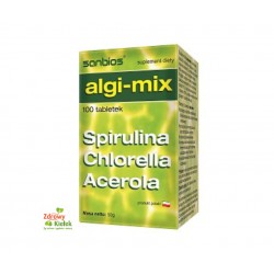 ALGI-MIX Spirulina Chlorella plus Acerola 100tabl. Sanbios