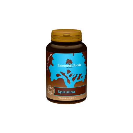 Spirulina BIO Rainforest Foods (300 tabletek x 500 mg)