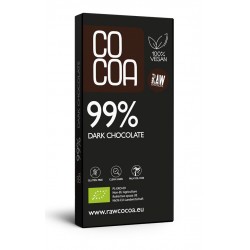 CZEKOLADA CIEMNA 99 % BEZGLUTENOWA BIO 50 g - COCOA