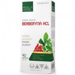 Medica Herbs Berberyna HCL 40kaps.