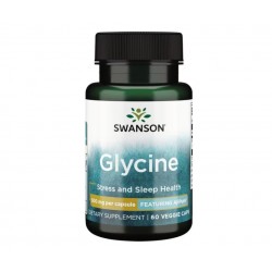 Swanson Glycine- Glicyna 500mg 60kaps.
