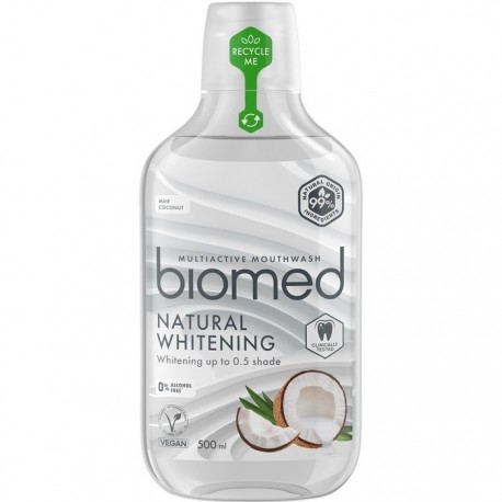 Biomed Płyn do Płukania Jamy Ustnej Whitening 0,5L