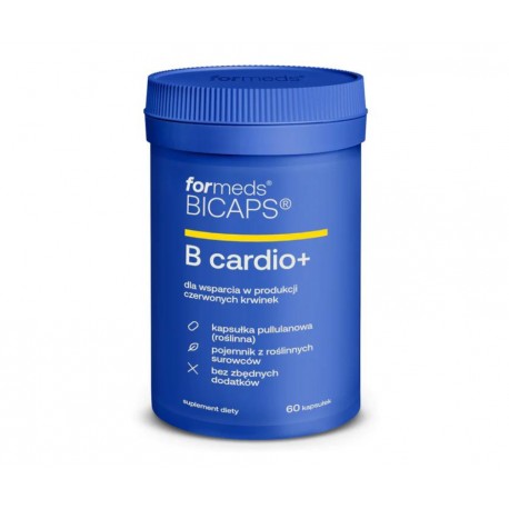 Formeds BICAPS Witaminy B- complex- B Cardio + 60 kapsułek Metabolizm Homocysteiny
