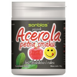 Acerola pełna smaku PROSZEK 180g Sanbios