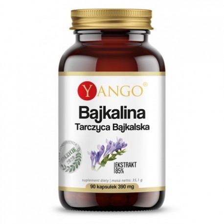 Yango Bajkalina 90 Kaps. 390mg Tarczyca Bajkalska Ekstrakt