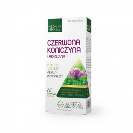 Medica Herbs Czerwona Koniczyna 60kaps. Red Clover