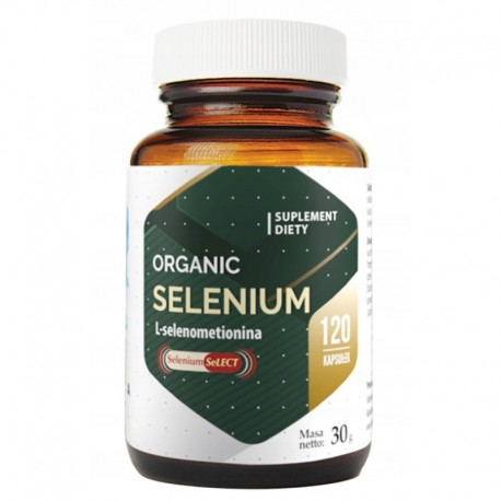 Hepatica Organic Selenium L-Selenometionina 200mcg 120kaps.