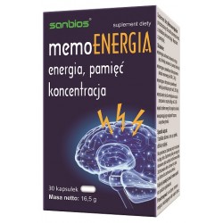 Sanbios Memoenergia 30tabl. Koncentracja