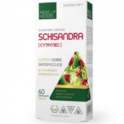 Medica Herbs Schisandra (Cytryniec) 60kaps.