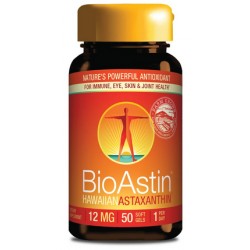 BioAstin® Astaksantyna 12mg 50 kapsułek Hawajska astaksantyna