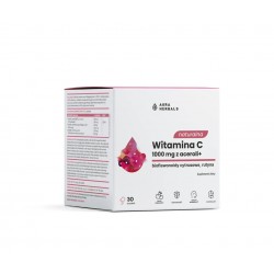 Naturalna witamina C 1000 mg z aceroli, saszetki 30 szt. Aura Herbals