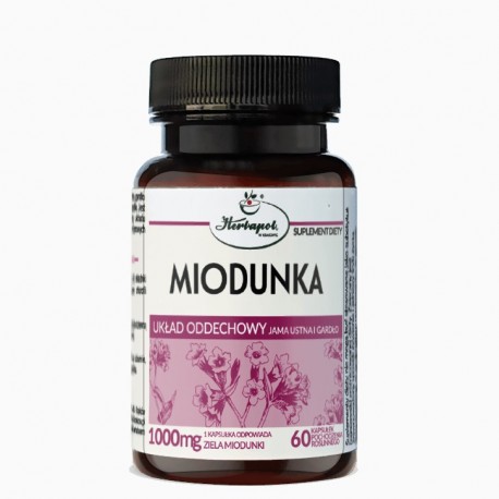 Herbapol Miodunka 1000mg 60 kapsułek