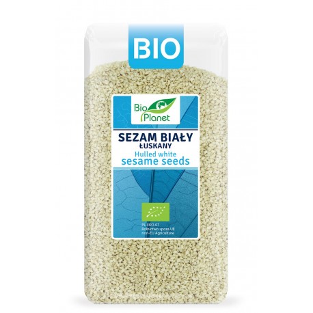 SEZAM BIAŁY ŁUSKANY BIO 250 g - BIO PLANET