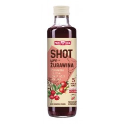 SHOT URO-ŻURAWINA BEZ DODATKU CUKRU 250 ml - POLSKA RÓŻA