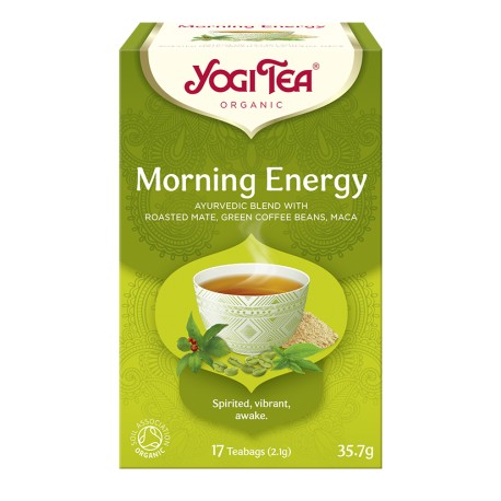 HERBATKA PORANNA ENERGIA (MORNING ENERGY) BIO (17 x 2,1 g) 35,7 g - YOGI TEA