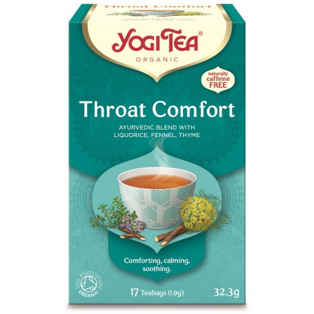 HERBATKA NA GARDŁO (THROAT COMFORT) BIO (17 x 1,9 g) 32,3 g - YOGI TEA