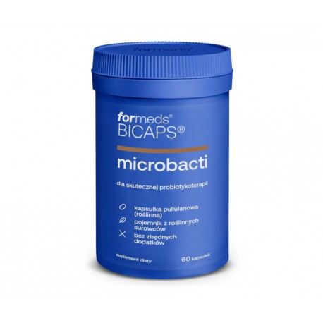 BICAPS MicroBacti Probiotyk 60 kapsułek- ForMeds- 60 dni stosowania