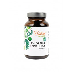 CHLORELLA + SPIRULINA BIO 300 TABLETEK 120 g (400 mg) – BATOM